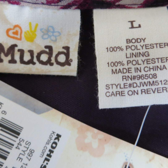 Mudd Mauve Layer Hi-Low Chiffon Cami Size L NWT - Picture 3 of 7